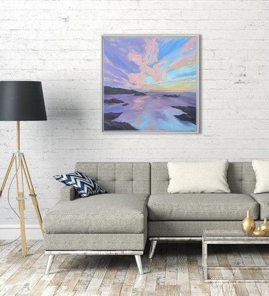 Purple Peace (80x80cm)