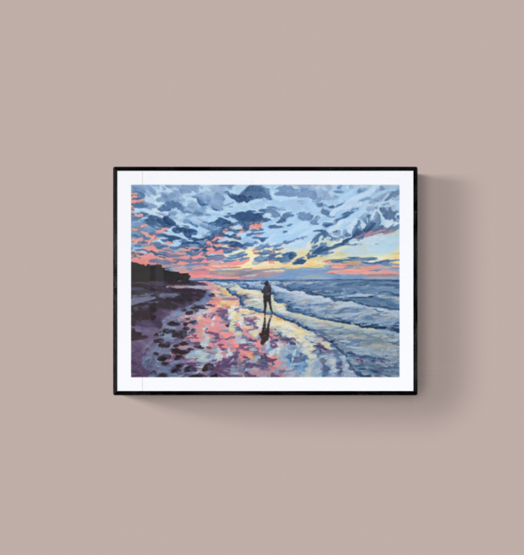 Sunset at the Beach PRINT