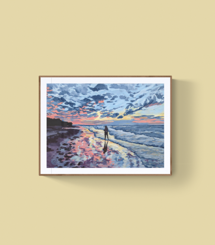 Sunset at the Beach PRINT