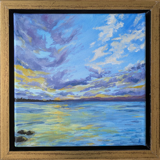 Indigo Calm (23.5x23.5cm)