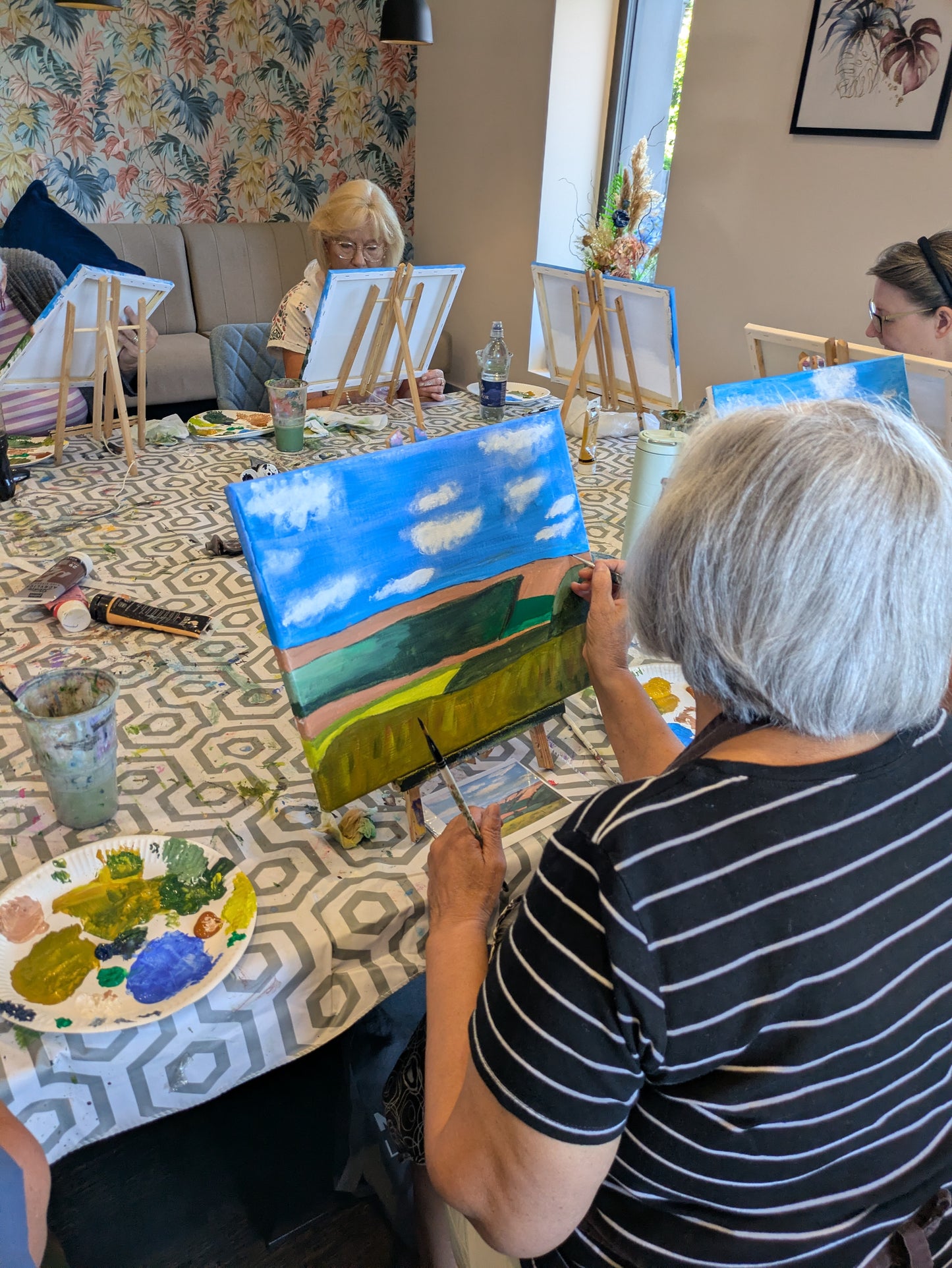 PATCHWORK COUNTRYSIDE - Painting Workshop at Megan's Restaurant, Welwyn Garden City, Hertfordshire - Wednesday 14th OCTOBER 2026, 7.15pm