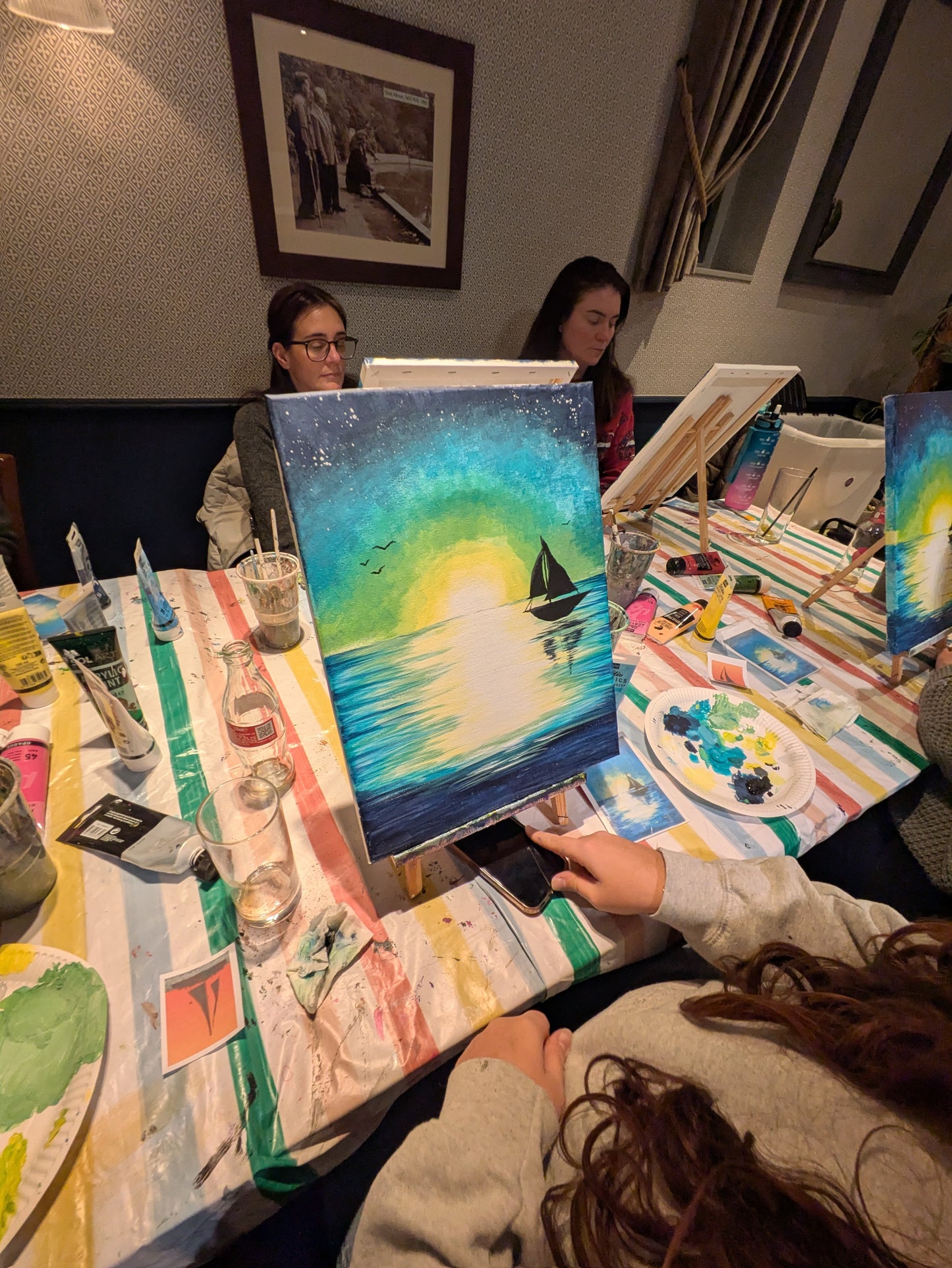 SAIL AWAY - Painting Workshop at Megan's Restaurant, Welwyn - Tuesday 25th FEBRUARY 2025, 7.30pm