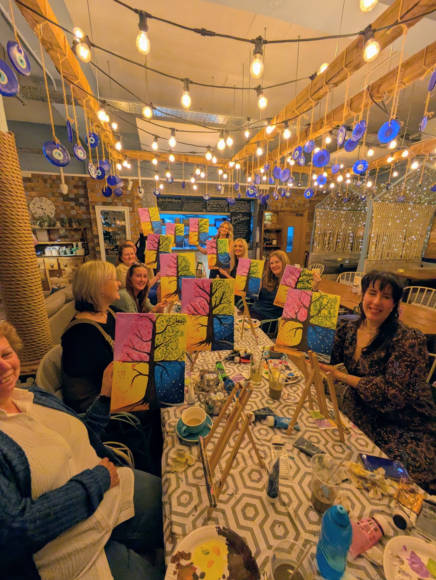 THE FOUR SEASONS - Painting Workshop at Odyssey Spa Knebworth, Hertfordshire  - Monday 13th APRIL 2026, 10am