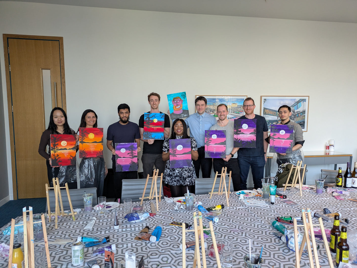 CORPORATE PAINTING WORKSHOP - Team building event!