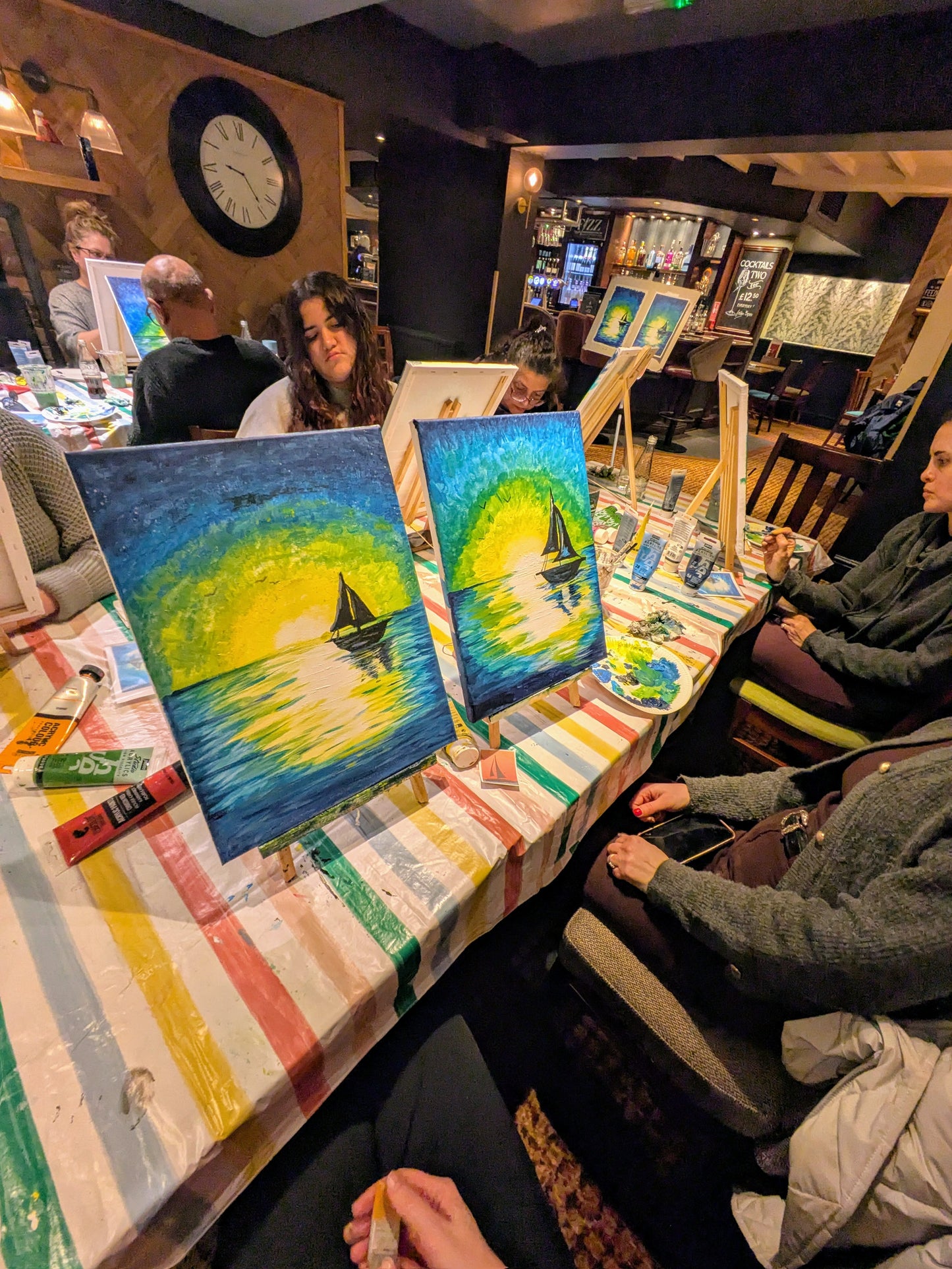 SAIL AWAY - Painting Workshop at Megan's Restaurant, Welwyn, Hertfordshire - Wednesday 2nd APRIL 2025, 10am