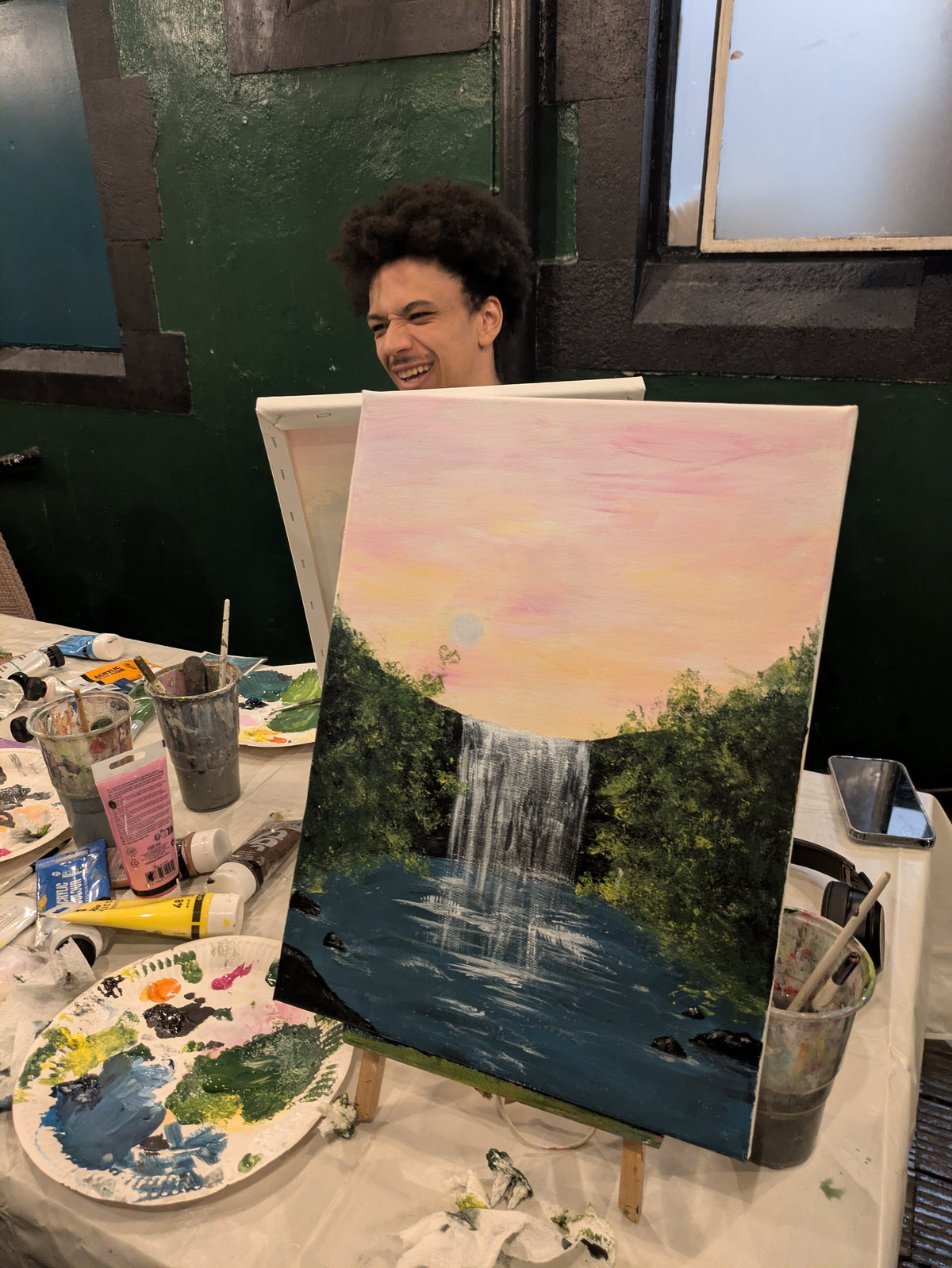 TWILIGHT FALLS - Painting Workshop at Odyssey Spa, Knebworth, Hertfordshire - Monday 9th NOVEMBER 2026, 10am
