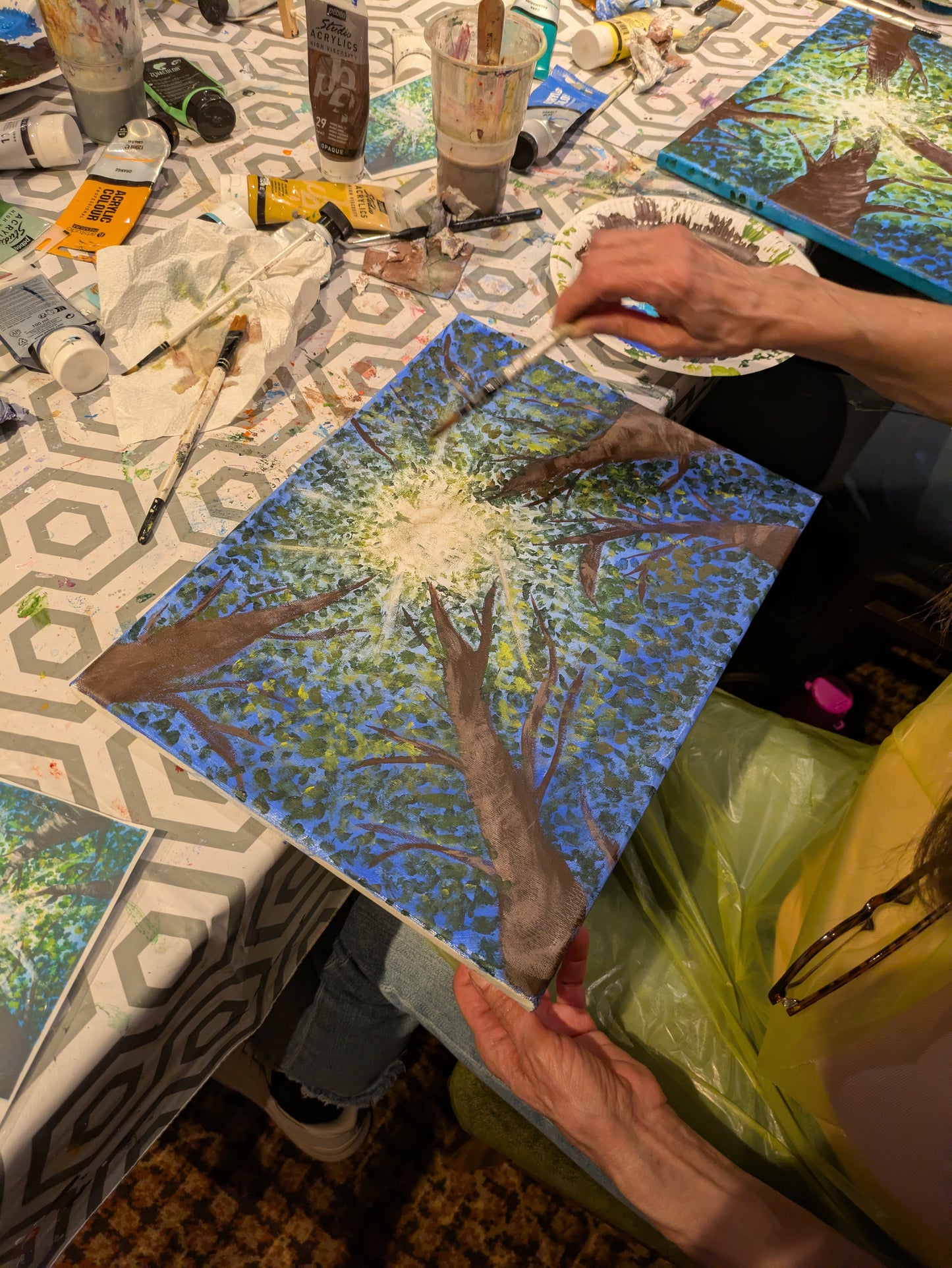 LOOK UP - Painting Workshop at The Three Hammers, St. Albans, Hertfordshire - Wednesday 10th JUNE 2026, 7.30pm