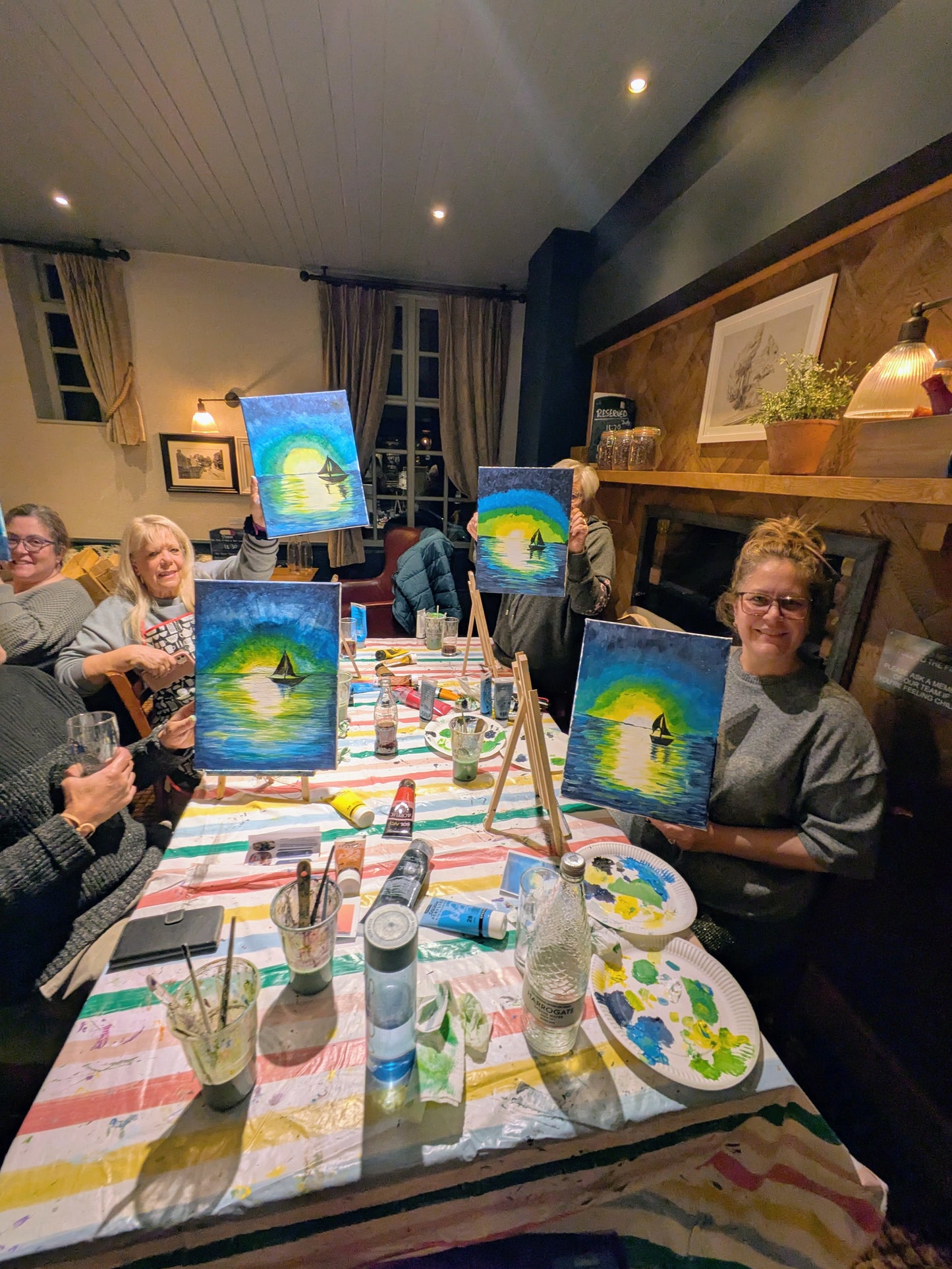 SAIL AWAY - Painting Workshop at Megan's Restaurant, Welwyn - Tuesday 25th FEBRUARY 2025, 7.30pm