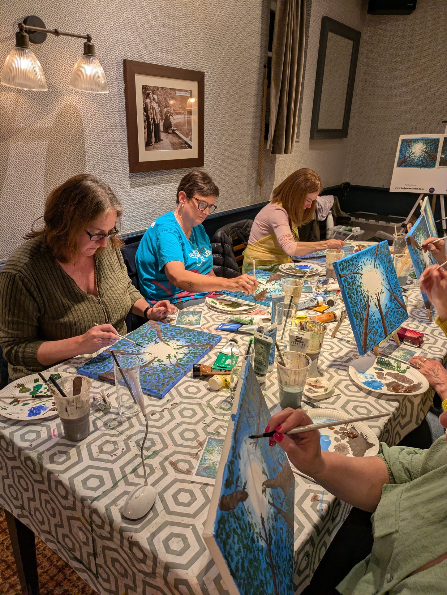 LOOK UP - Painting Workshop at The Three Hammers, St. Albans, Hertfordshire - Wednesday 10th JUNE 2026, 7.30pm