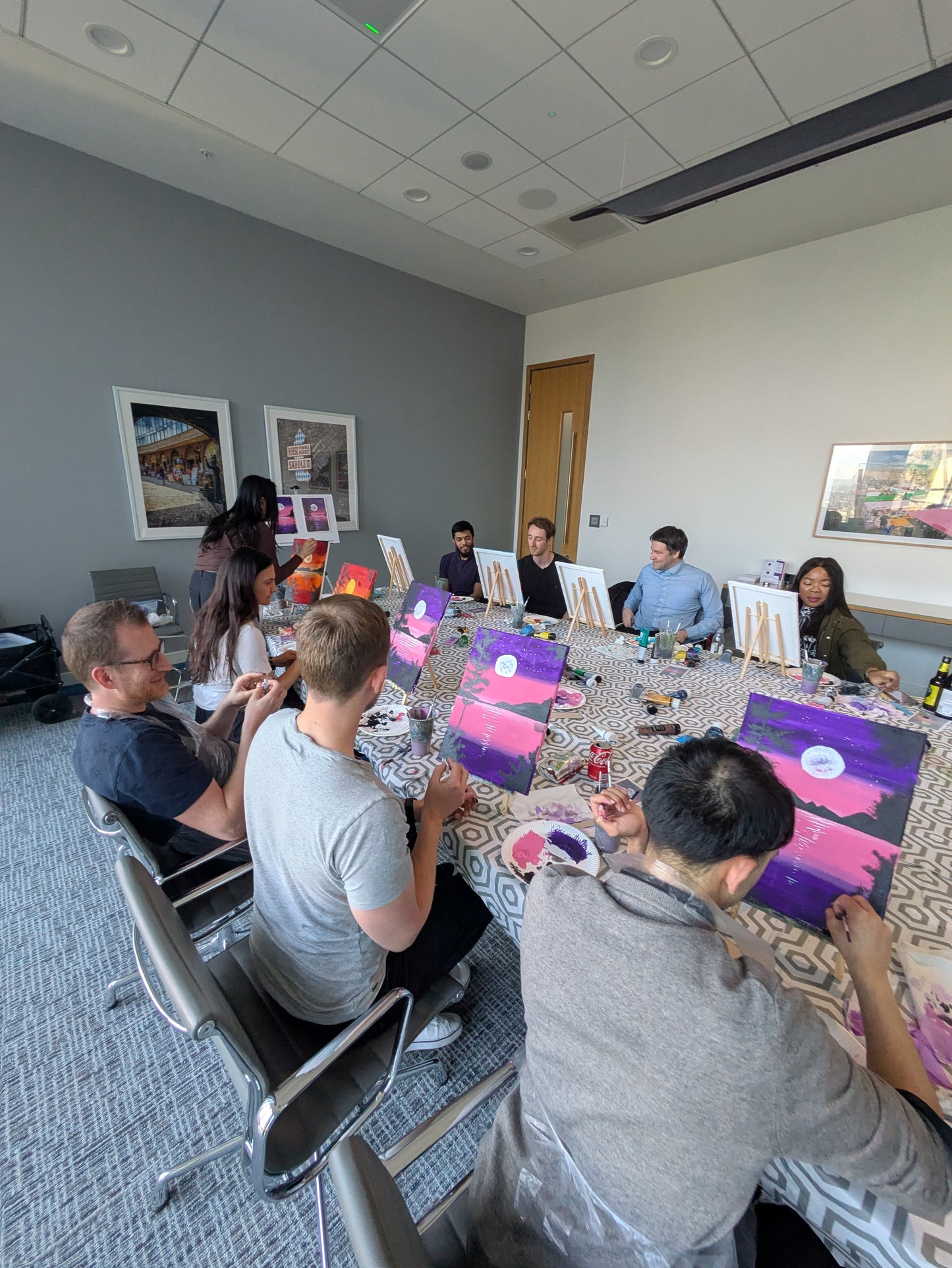 CORPORATE PAINTING WORKSHOP - Team building event!