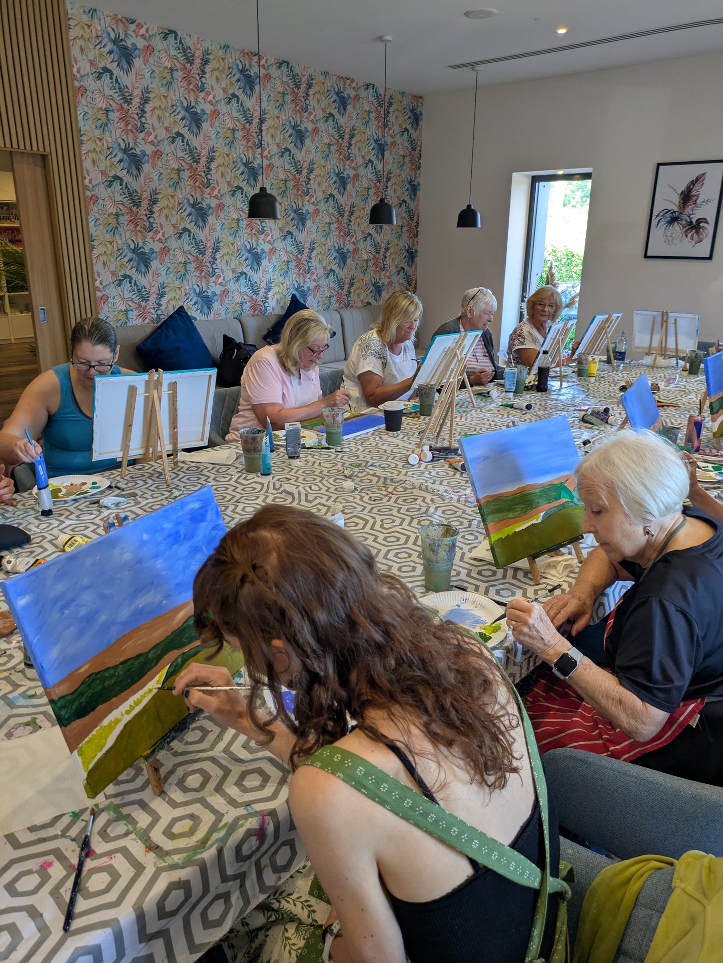 PATCHWORK COUNTRYSIDE - Painting Workshop at Megan's Restaurant, Welwyn Garden City, Hertfordshire - Wednesday 14th OCTOBER 2026, 7.15pm