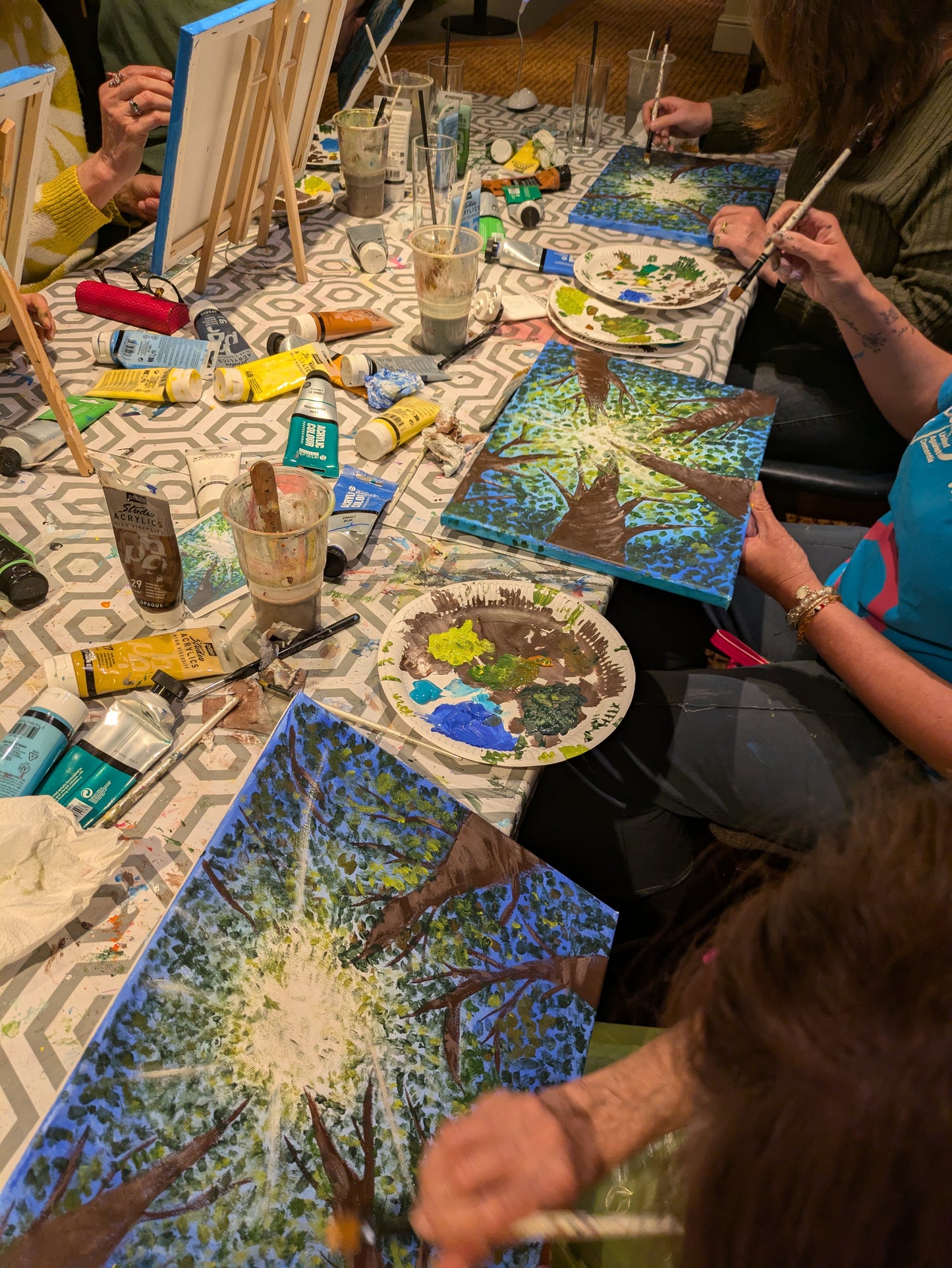 LOOK UP - Painting Workshop at The Three Hammers, St. Albans, Hertfordshire - Wednesday 10th JUNE 2026, 7.30pm