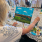 PATCHWORK COUNTRYSIDE - Painting Workshop at Megan's Restaurant, Welwyn Garden City, Hertfordshire - Wednesday 14th OCTOBER 2026, 7.15pm