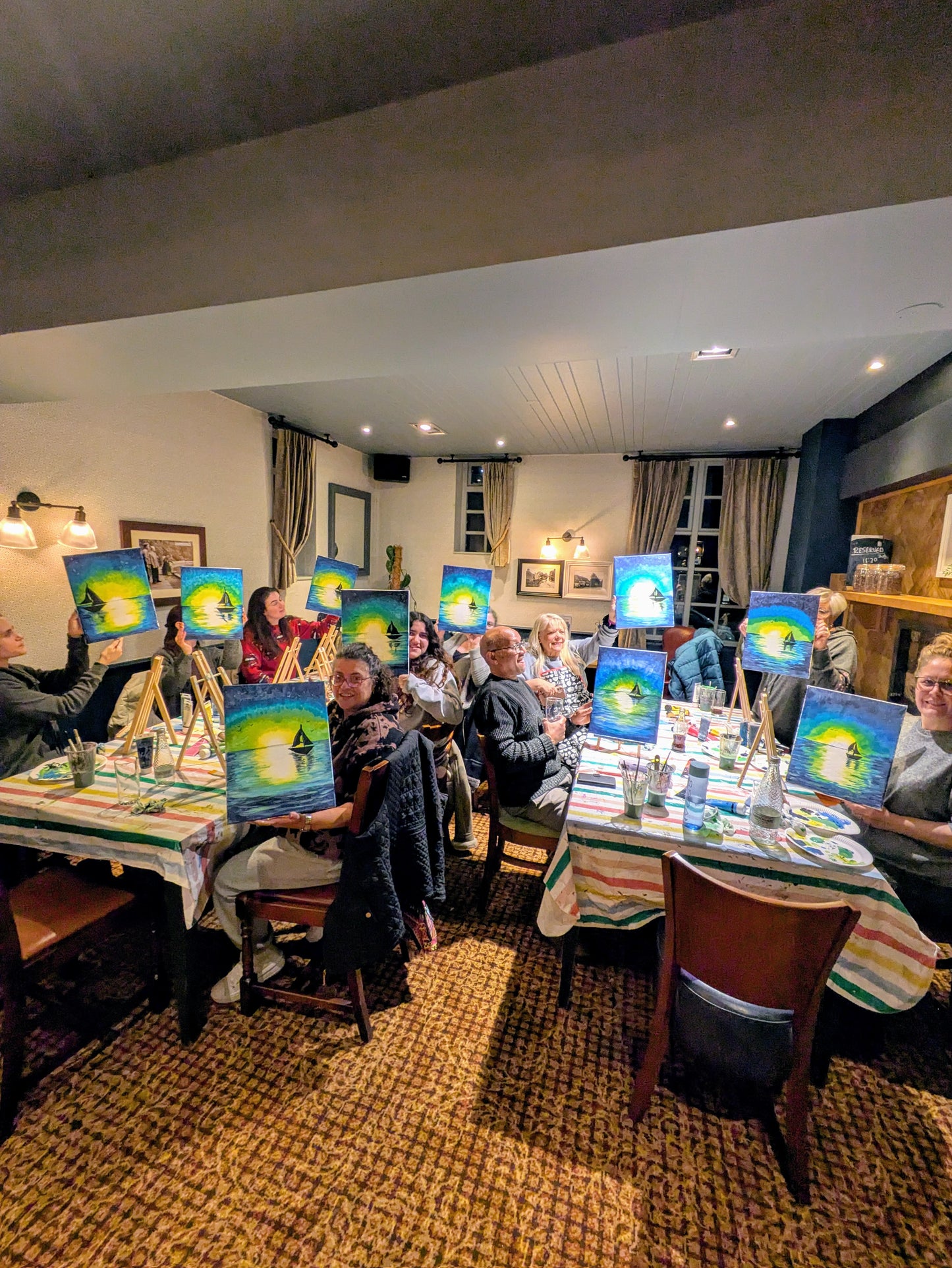 SAIL AWAY - Painting Workshop at Megan's Restaurant, Welwyn - Tuesday 25th FEBRUARY 2025, 7.30pm