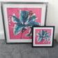Lily Flower Fine Art Print - Pink wall art - framed prints for home