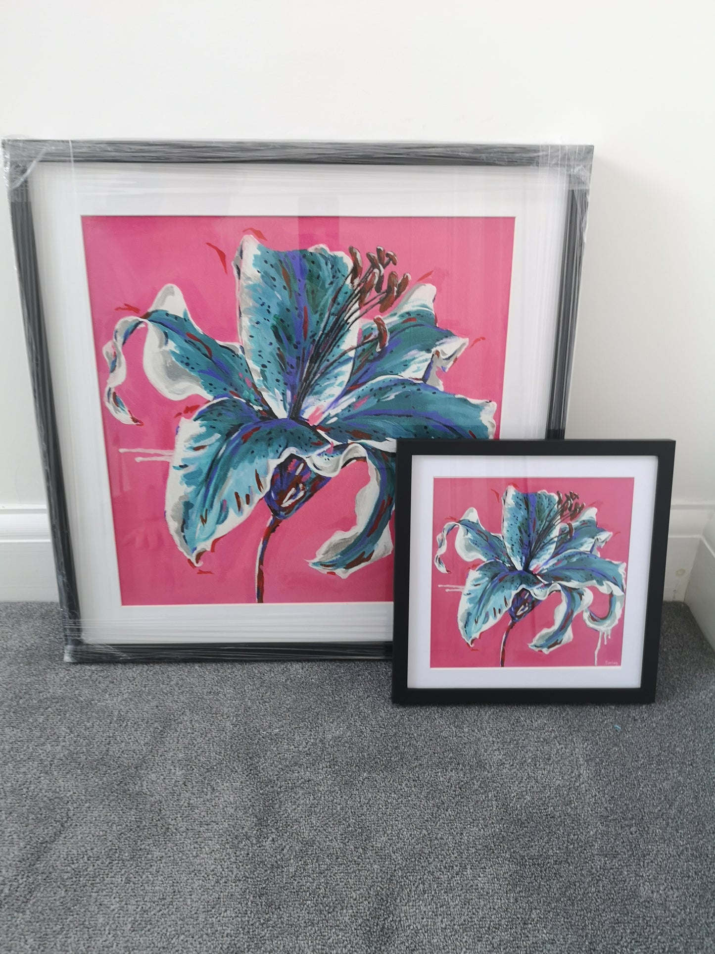 Lily Flower Fine Art Print - Pink wall art - framed prints for home