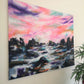 Pink Storm at Dusk (101x80cm)