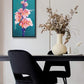 Home decor ideas. Original modern floral gladioli painting by Judy Century Art.
